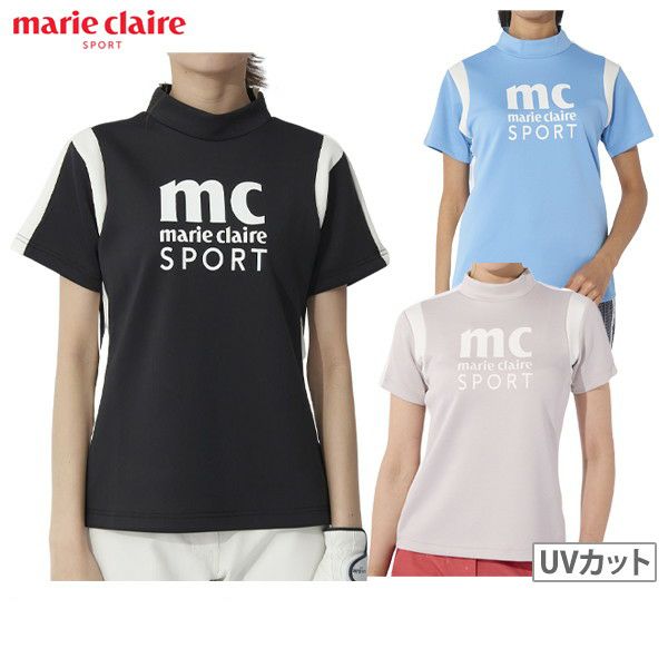 高脖子衬衫Mariclail Mari Claire Sport Marie Claire Sport Ladies高尔夫服