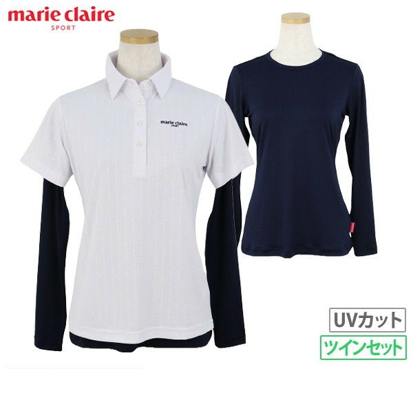[30％折扣] Poro襯衫和內襯衫女士Maricrail Sport Marie Claire Sport高爾夫服裝
