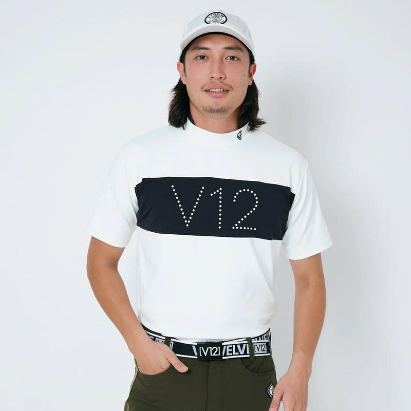 ハイネックシャツ メンズ V12 ゴルフ ヴィ・トゥエルブ 2024 春夏 新作 ゴルフウェア