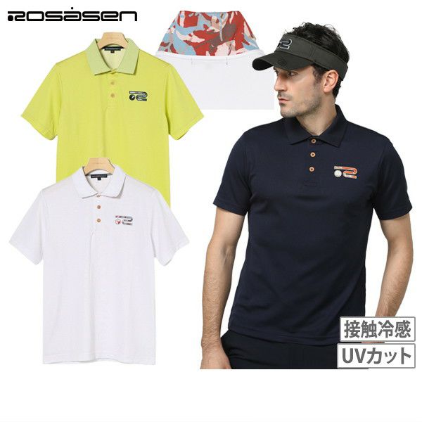 ポロシャツ メンズ ロサーセン ROSASEN 2024 春夏 新作 ゴルフウェア