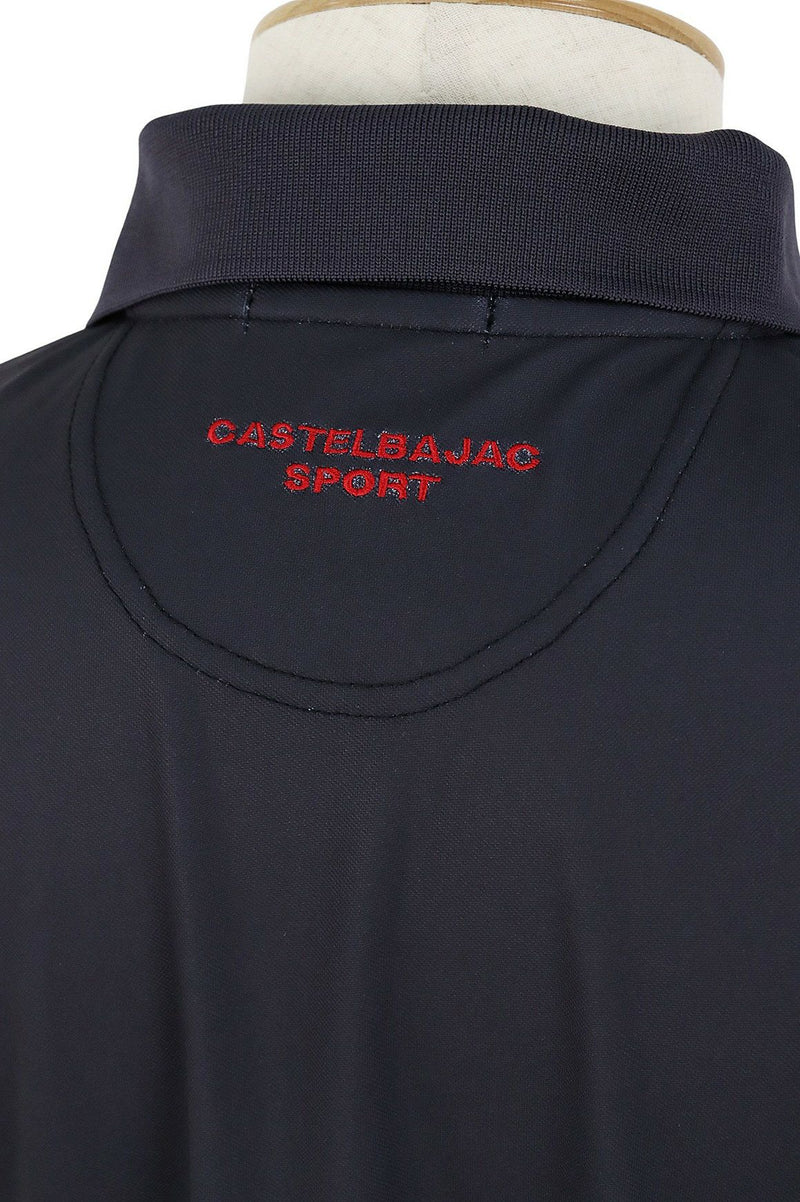 Poro襯衫男士Castel Ba Jack Sports Black Castelbajac Sport Black Line 2024新的春季 /夏季高爾夫服