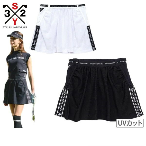 裙子女士Sy32 Sweet年代高爾夫Eswisarty by Sweet Iyers Golf Japan Punine 2024春季 /夏季新高爾夫服裝