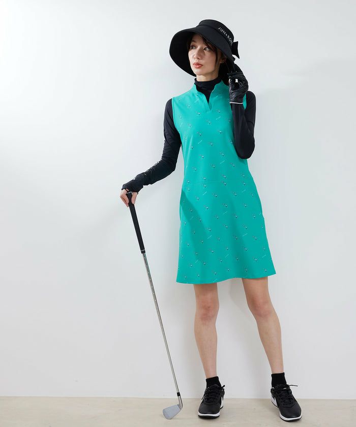 內部襯衫女士Jun＆Lope Jun＆Rope 2024春季 /夏季新高爾夫服裝