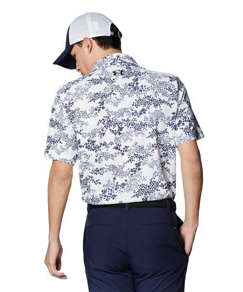 Poro Shirt Men's Under Armor Golf Under Armor Golf Japan Genuine 2024 Spring / Summer New Golf Wear