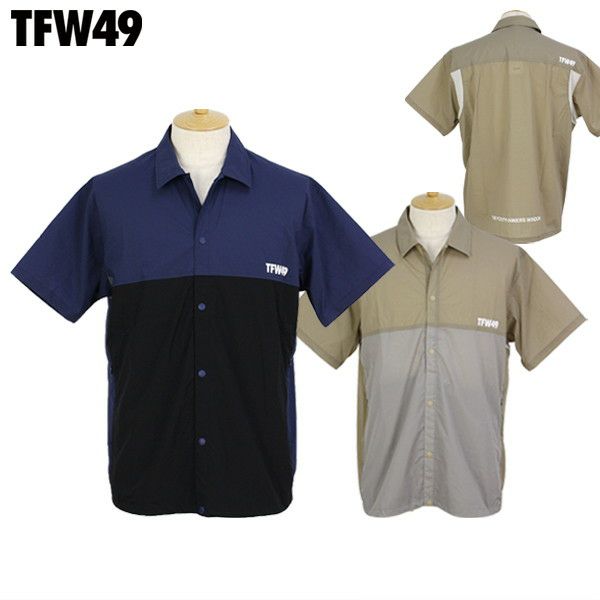 休閒襯衫男士茶f -dublue 49 TFW49 2024春季 /夏季新高爾夫服裝