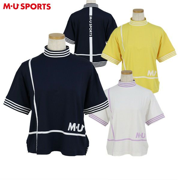 High Neck Shirt Ladies MU Sports MUSports M.U Sports Musports 2024 Spring / Summer New Golf wear
