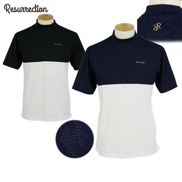 High Neck Shirt Men's Resarection RESURRECTION 2024 Spring / Summer New Golf Wear
