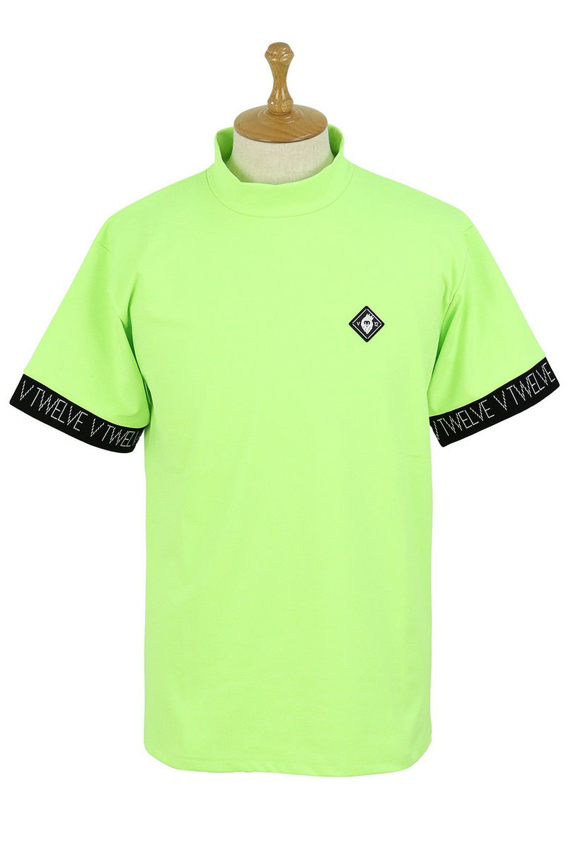 High Neck Shirt Men's V12 Golf Vi Twelve 2024 Spring / Summer New Golf Wear