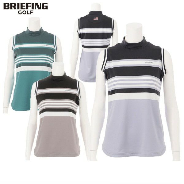 High Neck Shirt Ladies Briefing Golf BRIEFING GOLF 2024 Spring / Summer New Golf Wear