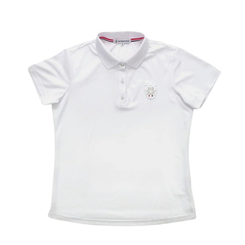 Poro Shirt Ladies St. Cent Christopher ST.CHRISTOPHER 2024 Spring / Summer New Golf Wear