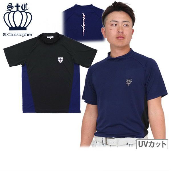 ハイネックシャツ メンズ セントクリストファー St.Christopher ゴルフ