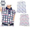 Poro Shirt Ladies St. Cent Christopher ST.CHRISTOPHER Golf wear