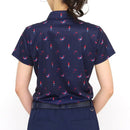 Poro Shirt Ladies St. Cent Christopher ST.CHRISTOPHER Golf wear