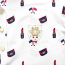 Poro Shirt Ladies St. Cent Christopher ST.CHRISTOPHER Golf wear