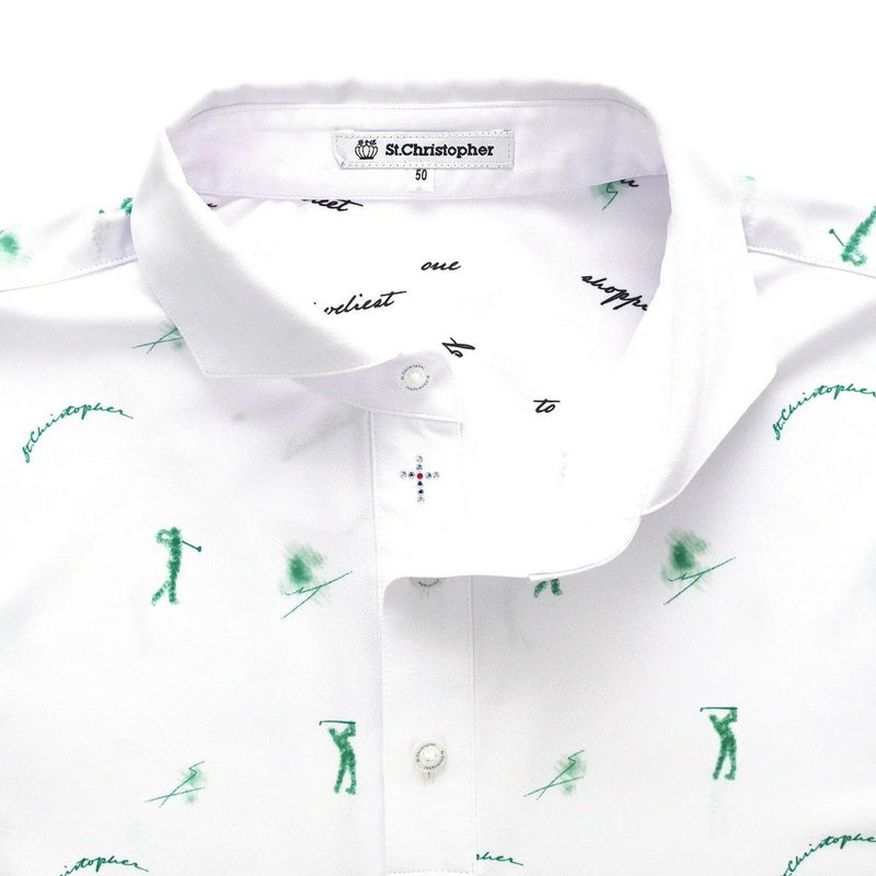 ポロシャツ メンズ セントクリストファー St.Christopher 2024 春夏 新作 ゴルフウェア