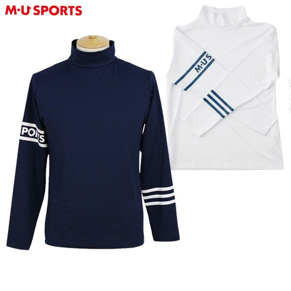 High Neck Shirt Men's MU Sports MUSPORTS MUSPORTS 2024 Spring / Summer New Golf wear