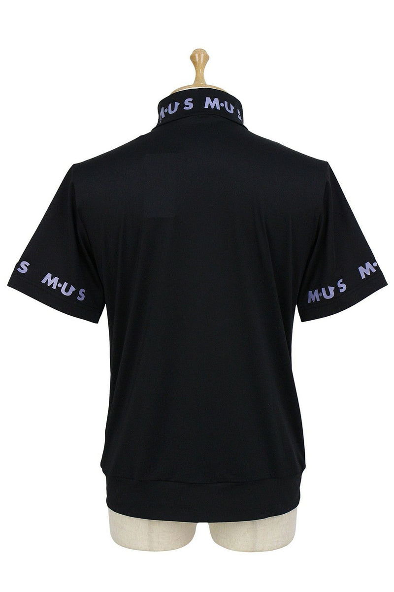 高颈衬衫男士MU Sports Musports Musports 2024春季 /夏季新高尔夫服装