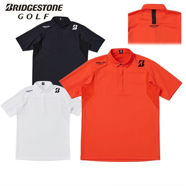 Poro Shirt Men's Bridgestone Golf BRIDGESTONE GOLF 2024 Spring / Summer New Golf Wear