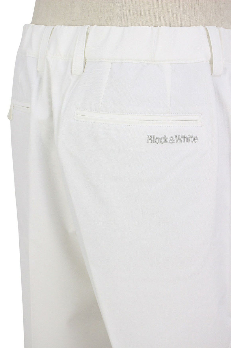 裤子男士黑白黑与白色2024春季 /夏季高尔夫服装