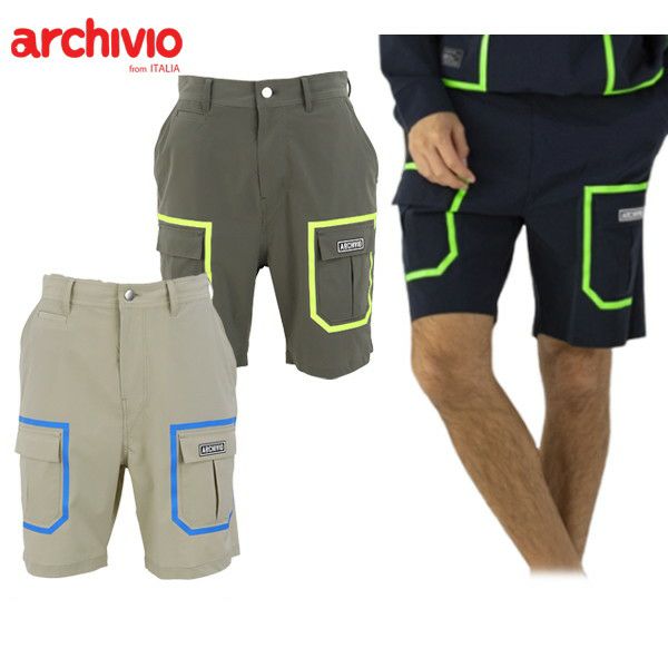 Short Pants Men's Alchivio Archivio 2024 Spring / Summer New Golf Wear