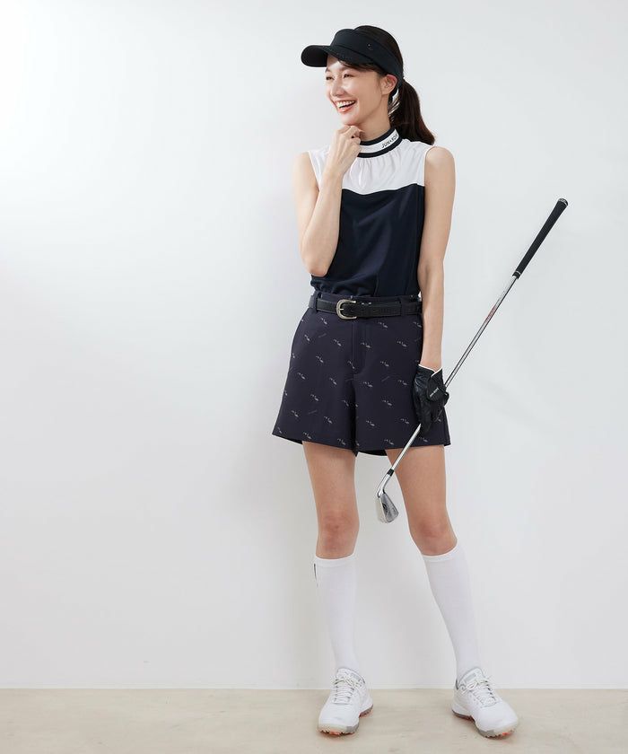 High Neck Shirt Ladies Jun & Lope Jun Andrope JUN & ROPE 2024 Spring / Summer New Golf Wear