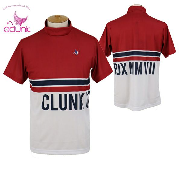 High Neck Shirt Men's Crank CLUNK Japan Genuine 2024 Spring / Summer New Golf Wear