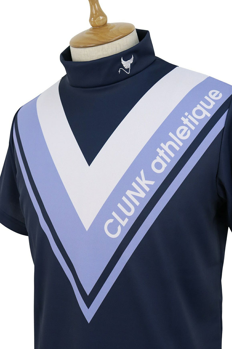 High Neck Shirt Men's Crank CLUNK Japan Genuine 2024 Spring / Summer New Golf Wear