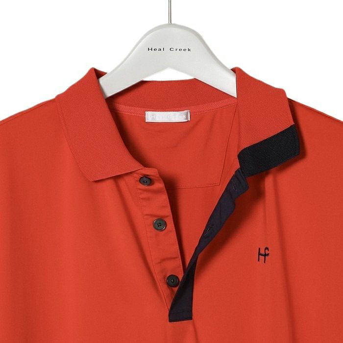 Poro Shirt Men's Heal Creek HEAL CREEK 2024 Spring / Summer New Golf Wear