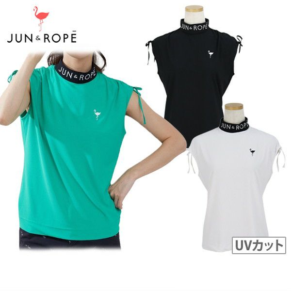 高頸襯衫女士Jun＆Lope Jun＆Rope 2024春季 /夏季新高爾夫服裝