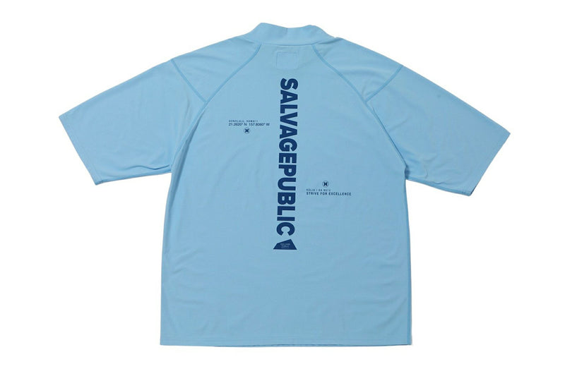 High Neck Shirt Men's Salvage Public Pepper SALVAGE PUBLIC KOLEPA 2024 Spring / Summer New Golf wear