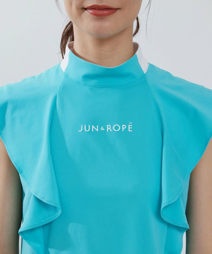 高颈衬衫女士Jun＆Lope Jun＆Rope 2024春季 /夏季新高尔夫服装