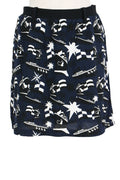 Skirt Ladies Black & White Black & White 2024 Spring / Summer New Golf Wear