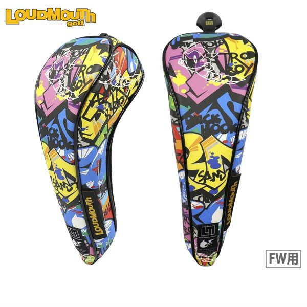Headcover Men's Ladies Loud Mouse Golf Loudmous Golf Japan Genuine 2024 Spring / Summer New Golf