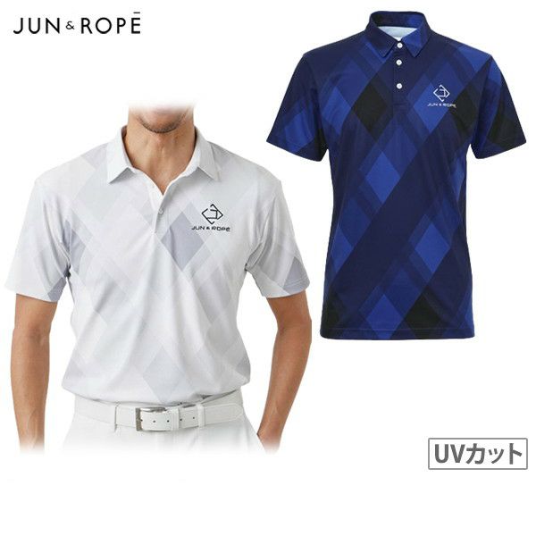ポロシャツ メンズ ジュン＆ロペ ジュンアンドロペ JUN＆ROPE 2024 春夏 新作 ゴルフウェア