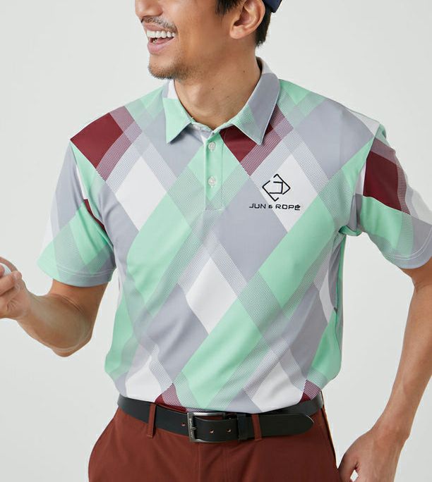 Polo Shirt Men's Jun & Lope Jun Andrope JUN & ROPE Golf wear