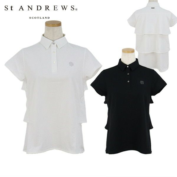 Poro Shirt Ladies St. and Rui ST Andrews 2024 Spring / Summer New Golf Wear