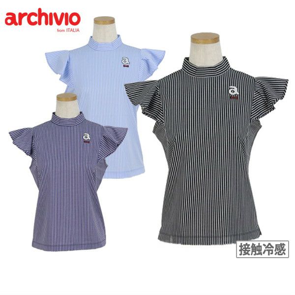 하이 넥 셔츠 숙녀 Archivio 2024 봄 / 여름 새 골프 착용