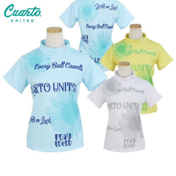高領襯衫女士Calt United Cuarto United 2024春季 /夏季新高爾夫服裝