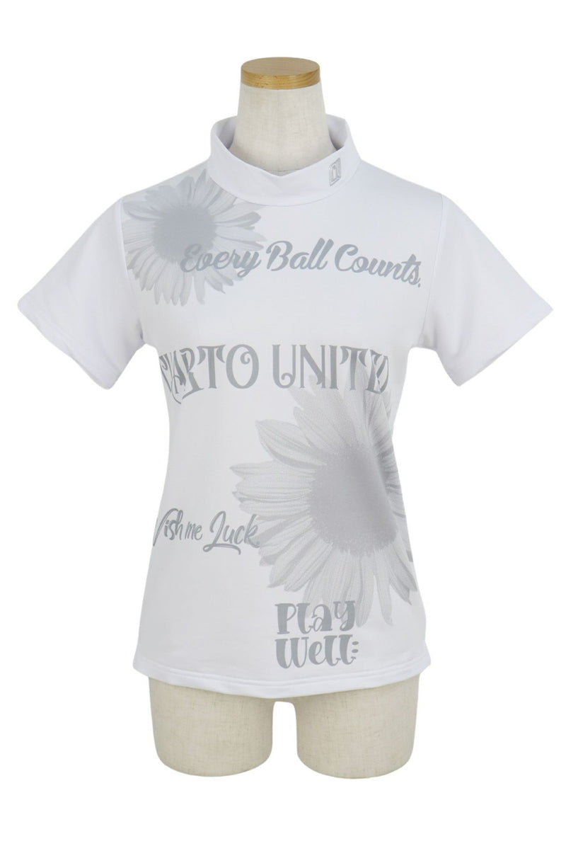 高領襯衫女士Calt United Cuarto United 2024春季 /夏季新高爾夫服裝