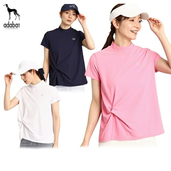 High Neck Shirt Ladies Adabat Adabat 2024 Spring / Summer New Golf Wear
