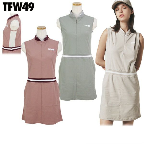 One Piece Ladies Tea F Dublue Forty Nine TFW49 2024 Spring / Summer New Golf Wear