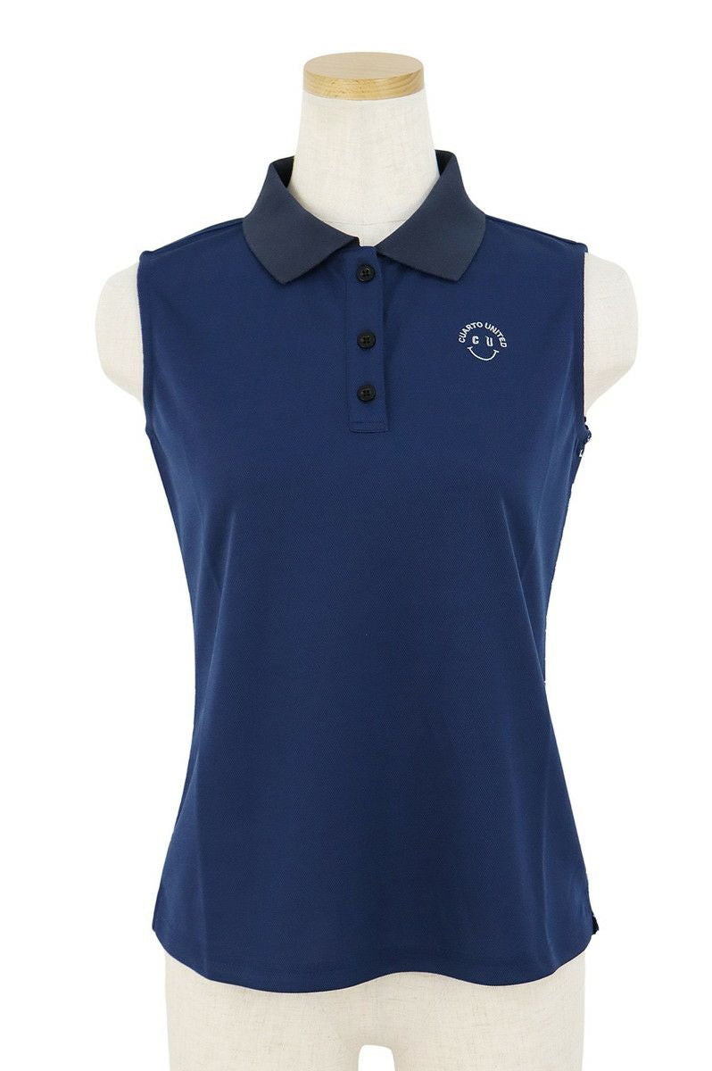 Poro Shirt Ladies Calt United CUARTO UNITED 2024 Spring / Summer New Golf Wear