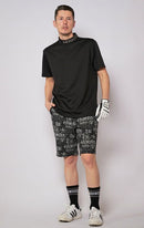 High Neck Shirt Men's Mirror Nine Golf Mirror9golf 2024 Spring / Summer New Golf Wear