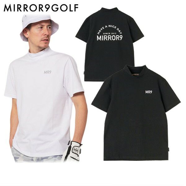 High Neck Shirt Men's Mirror Nine Golf Mirror9golf 2024 Spring / Summer New Golf Wear