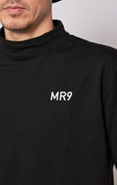 High Neck Shirt Men's Mirror Nine Golf Mirror9golf 2024 Spring / Summer New Golf Wear