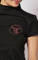 High Neck Shirt Ladies Mirror Nine Golf Mirror9golf 2024 Spring / Summer New Golf Wear