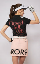 High Neck Shirt Ladies Mirror Nine Golf Mirror9golf 2024 Spring / Summer New Golf Wear