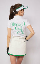 High Neck Shirt Ladies Mirror Nine Golf Mirror9golf 2024 Spring / Summer New Golf Wear