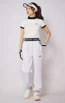 High Neck Shirt Ladies Mirror Nine Golf Mirror9golf 2024 Spring / Summer New Golf Wear