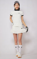 High Neck Shirt Ladies Mirror Nine Golf Mirror9golf 2024 Spring / Summer New Golf Wear